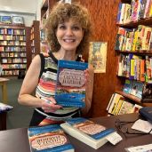 Patricia Crisafulli at a book signing event.