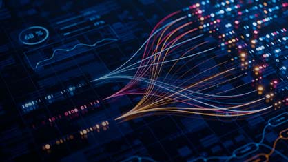 abstract of data science concept