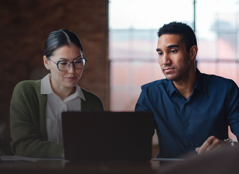 person working in office