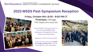 MSDS post-symposium reception flyer