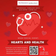 Flyer for MSGH Hearts and Health event