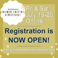 Summer Writer's Conference registration is open now flyer.