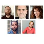 Photos of John McCarty, Naeem Murr, Donna Seaman, Jim Stewart III, and Rachel Swearingen