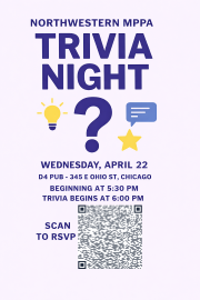 Flyer for the MPPA Trivia Event