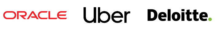 Oracle, Uber, Deloitte.