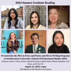 Flyer for Summer Graduate Reading
